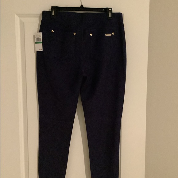 MICHAEL Michael Basics True Navy Blue Pants NEW $68 - Picture 2 of 4